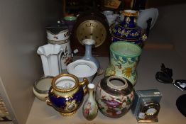 An assortment of ceramics, including Coalport with hand painted detail,AF.