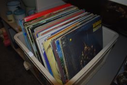 A collection of LP records including Donna summer,Earth,wind and fire, easy listening, Dance and