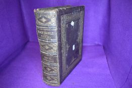 A large leather bound family bible