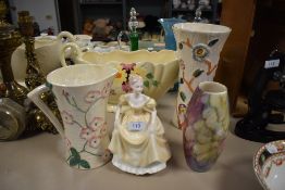 A mixed lot of ceramics including Maling ware, old court, crown Devon and Arthur wood, also included