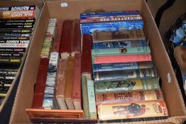 A selection of hard back library volumes