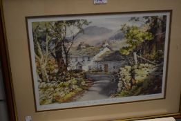 A signed and limited run print after Judy Boyes depicting Loughrigg Fell 261/850