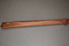 A selection of tan leather skins