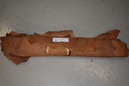 A selection of natural deer skins