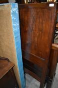 An early 20th Century mahogany double bed frame and base