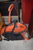 A Flymo garden vac and strimmer