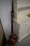 Two 19th Century copper warming pans