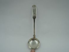 A Victorian Scottish Provincial silver toddy ladle by Alexander Cameron, Dundee of traditional