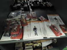 A large collection of Del Prado lead figures including Napoleon at War and Men at War series with
