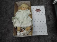 A modern Aston Drake Galleries Collectors Doll, 1992 Brigitte Leman Design, boxed