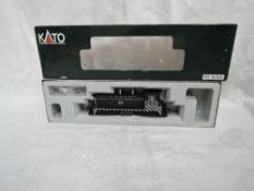 A Kato HO scale EMD NW2 Phase 1 AT & Santa Fe Locomotive 2415, boxed 37-101