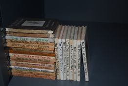 Children's. Beatrix Potter. A selection of storybooks, mixed impressions - majority post-1920's.