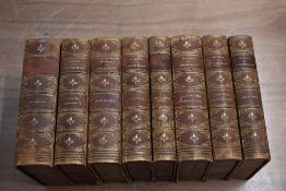 Antiquarian. Works of George Eliot. Edinburgh: William Blackwood. No date, circa 1880's. Eight