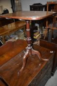 A 19th Century mahogany pedestal table