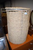 A linen basket