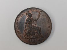 A George IV 1827 Copper Half Penny