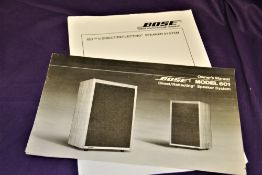 A pair of original Bose 601 Floor Standing pieces that came with Lot 722 - they come wit the