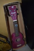 A boxed Octopus ukulele
