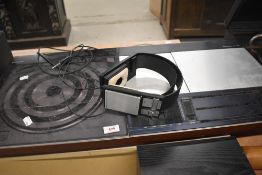 A Bang and Olufsen BeoCenter 3300 music centre , and pair of speakers (not B & O)