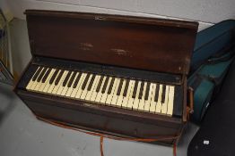 A 19th Century mahogany cased preacher's style organ, named for John Moffat, Penrith
