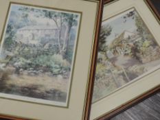 Two Ltd Ed prints, after Judy Boyes, Midsummer at Sandwick, num 44/850, 36 x 27cm, and Hawkshead, 26