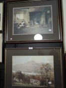 Two full colour prints including A Heaton Cooper