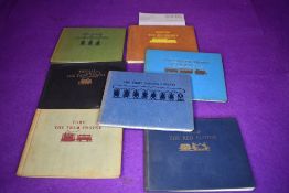 Seven vintage Thomas the tank engine (and friends) books.