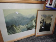 Two full colour prints after W Heaton Cooper