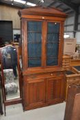 A Victorian mahogany bookcase