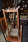 An early 20th Century stick stand and cane