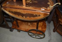 A vintage tea trolley in the continental style