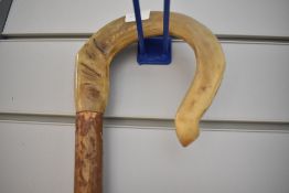 A shepherds crook stick