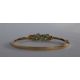 A 14ct yellow gold emerald and diamond set hinged bangle, - Image 2 of 4