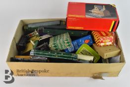 One Box of 00 Gauge Train Paraphenalia