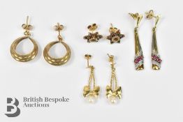 Miscellaneous 9ct Gold Ear Studs