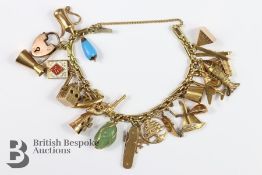 Yellow Gold Charm Bracelet