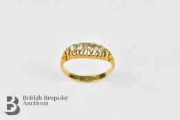 Victorian 18ct Gold and Diamond Ring
