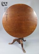Victorian Mahogany Tilt Top Table