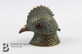 Brass Cased Inkwell