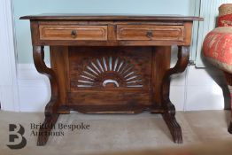 Indonesian Teak Effect Side Table