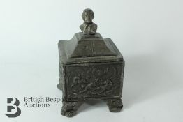 18th Century Lead Tobacco Jar