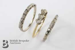 18ct Gold Diamond Rings