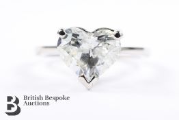Platinum Diamond Solitaire Ring