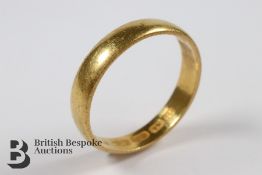 22ct Gold Wedding Band