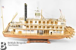 Scale Model of a Mississippi Steam Ship