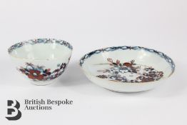 18th Century English Porcelain Tea Bowl and Saucer