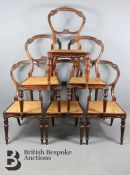 Six Victorian Rosewood Dining Chairs