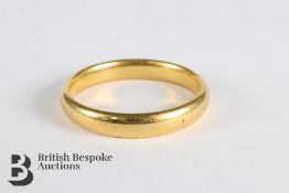 22ct Yellow Gold Wedding Band