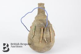 Early 20th Century African Tribal Woven Container