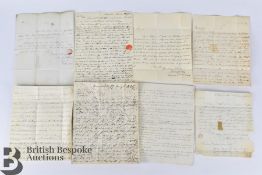 1790-1850 x 17 Entire Letters